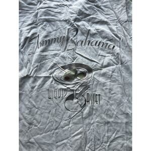 Tommy Bahama Liquid Asset 100% Silk Light Brown Hawaiian Shirt Sz L